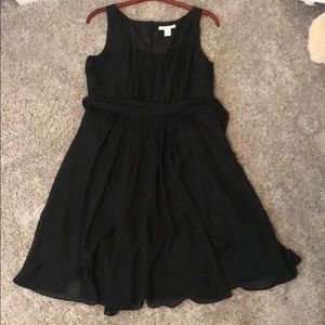 Black flowing WHBM dress